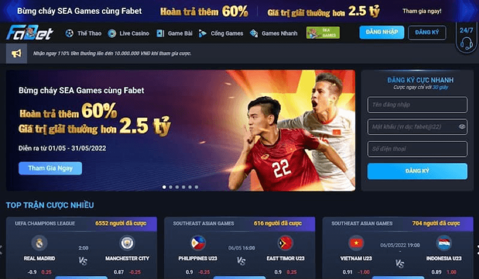 Hướng Dẫn Đăng Ký Và Đăng Nhập Fabet Chi Tiết Tại Uw99 Rất nhiều chương trình khuyến mãi ưu đãi siêu hấp dẫn