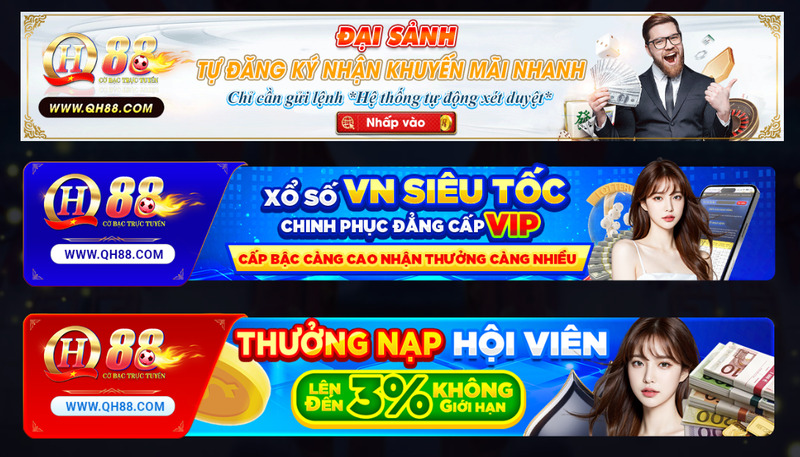 Khám phá ngay những ưu đãi khủng sau khi đăng ký Qh88